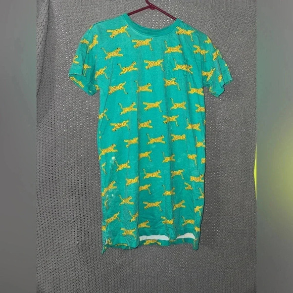 Hanna Andersson Other - Hanna Andersson Adventures of Summer Animal Print T Shirt Dress 14-16 Kids